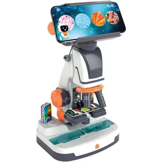 CLEMENTONI Mein digitales Mikroskop 2-in-1 Weiß