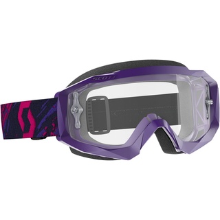 Scott Hustle X Clear Motocross Brille, lila für Männer