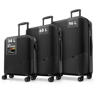 Travelite Bali Koffer-Set 3-tlg. schwarz