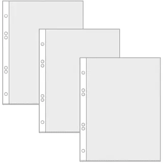 VELOFLEX A435531 - Klarsichthüllen DIN A5, 30 Stück, 75 my, dokumentenecht, Prospekthüllen aus glasklarer PP-Folie, Klarsichtfolien, Sichthüllen