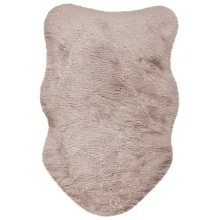 Kunstfell Happy  (Rosa, 90 x 60 cm, 100 % Polyester  (Flor))