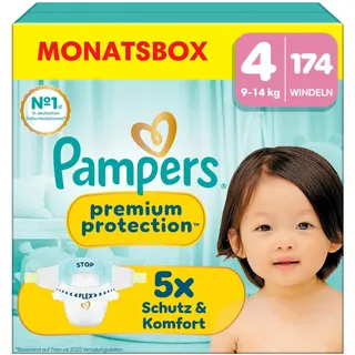 Pampers Premium Protection Gr. 4 (9-14 kg) 174 St.