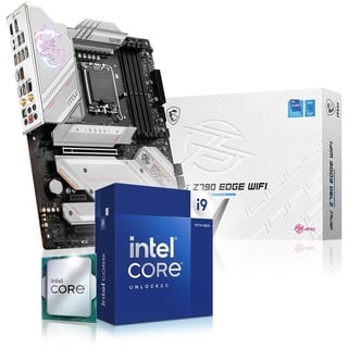 Aufrüst Kit Intel Core i9 14900K, MSI MPG Z790 Edge WiFi, be Quiet! Dark Rock 4 Kühler, 32GB DDR5 RAM, komplett fertig montiert und getestet