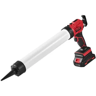 Vevor Akku-Kartuschenpistole Kartuschenpresse Silikonpistole (20 V, für 600 ml-Kartuschen, bis zu 270 kg, 4-Gang einstellbare Drehzahl, Inkl. Akku