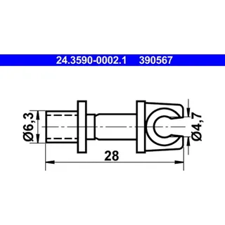 ATE Halter, Bremsleitung 24.3590-0002.1