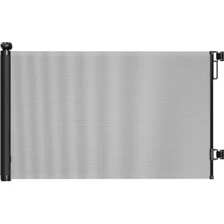 Carlo Milano Ausziehbares Treppenschutzgitter, 13 - 140 cm, 85 cm hoch, schwarz