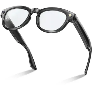 Yanmis AI -Übersetzung Smart Glasse mit Chat GPT Voice -Helfer, Bluetooth 11 Sprachen Übersetzung Video -Foto -Aufnahme, Sprecher, App, Musik und Anrufsteuerung