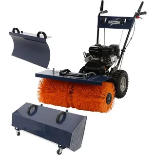 BullMach BM-SS 80 WEL - Benzin-Kehrmaschine mit Elektrostarter - Mehrzweckgerät