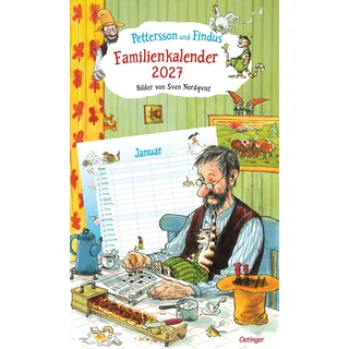 Verla-Pharm Pettersson und Findus. Familienkalender 2027 Wandkalender