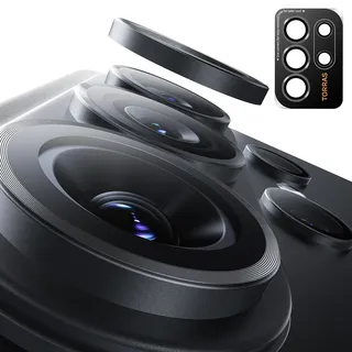 TORRAS für Samsung Galaxy S26 Ultra Kameraschutz [Nr.1 Militärtaugliche Bruchsicherheit] Kratzfest & HD-Klare Kamera schutz für Samsung S26 Ultra,9H+ Härte & Einfache Montage,Black