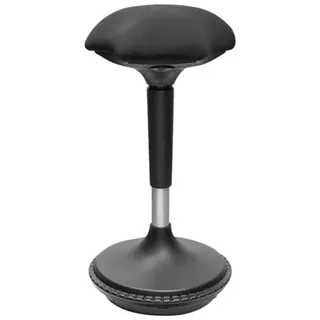 Height adjustable wobble stool for sit-stand desk Schemel - ABS-Gummi - Bis zu 120 kg