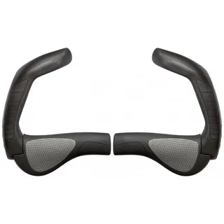 Ergon GP5 Griffe Fahrradgriffe Schwarz/Grau L