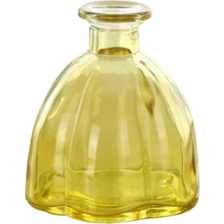 Glasdiffusorvase – Mini-glasvase – 10 X 11 Cm – Klar/grau/grün/blau/gelb – Zur Dekoration Und Aromatherapie