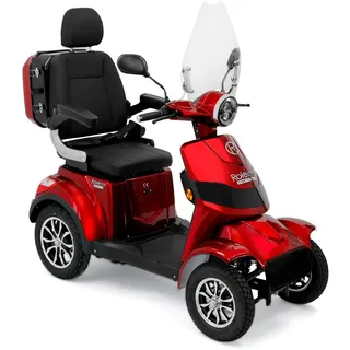 Rolektro E-Quad 15 V.3 Premium Lithium Rot 15 km/h Seniorenmobil