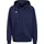 Fleece Fullzip Herren Midlayer blau Dunkelblau Weiß L