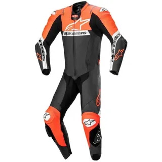 Alpinestars Missile V2 Ward Lederkombi - Schwarz/Neon-Rot/Weiß / 48