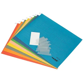 HMF Hängeregister 8er Set, DIN A4 Format