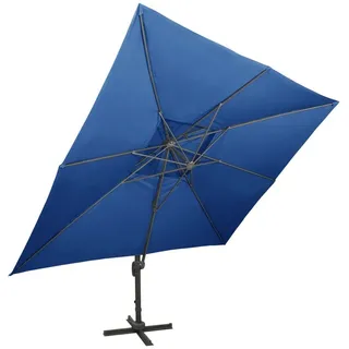 mit Lüftung 400 x 300 cm Azurblau