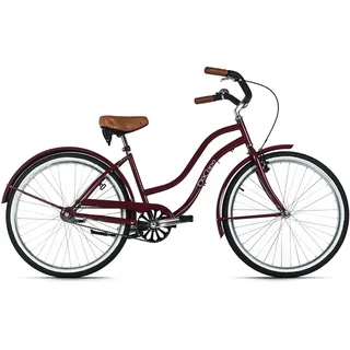 Dacapo Beachcruiser Damen 26" California Rot 1 Gang RH 46 cm"