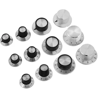 Potiknopf & Drehkopf in 12 Ausführung und Größen zum auswählen (Ø29x18mm ohne Skala)