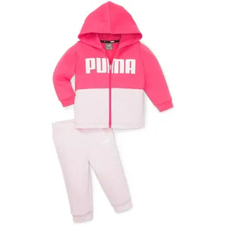 PUMA Minicats Colorblock Fleece Baby-Jogginganzug 62 - pearl pink 104