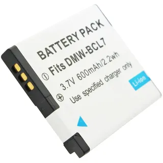 AccuCell DMW-BCL7E Qualitäts-Akku von AccuCell passend für Panasonic DMW-BCL7 und DMW BCL7