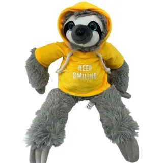 Faultier Kuscheltier XXL 50 cm Faultier Plüschtier Anime Kawaii Plush Stofftier Cute Plushies Plüschtiere Plushie Halloween Weihnachten Geschenke... - Gelb