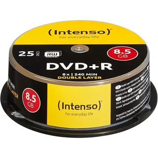 Intenso DVD+R 8.5GB DL 8x 25er