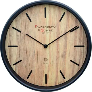 Falkenberg & Söhne Funkwanduhr 30 cm 4-MV2622-5 schwarz