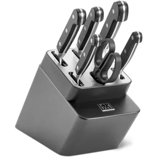 Zwilling Pro 7-tlg, selbstschärfender Messerblock Anthrazit