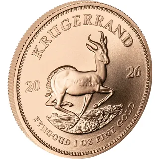 Südafrika 2026: Goldmünze Krügerrand - 1 Unze - ST