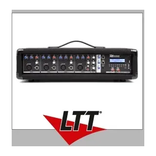 Power Dynamics PDM-C405A 4-Kanal-Mischpult mit Verstärker