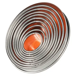 Contacto Ausstechform oval, glatt,9-TLG