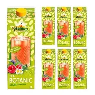 Pfanner Eistee  Himbeere, Zitrone 6x 2,0 l