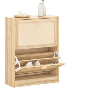 SoBuy Schuhkipper 60 x 80 x 24 cm beige / beige