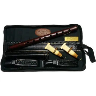 Armenian Duduk Pro aus Aprikosenholz, 2 professionelle Schilfblätter, Lederetui, Spielanleitung und gratis Geschenkflöte, armenisches handgefertigtes Holzbläserinstrument, Oboe, Balaban
