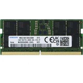 16GB DDR5 4800MHz PC5-38400 SODIMM 1Rx8 CL40 1,1V Laptop Notebook Arbeitsspeicher Upgrade RAM kompatible M425R2GA3BB0-CQK