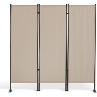 LECO Paravent 3tlg. natur