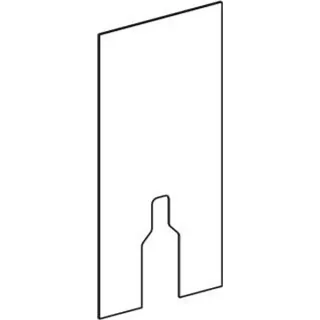 Geberit Frontverkleidung Monolith 101cm Glas weiß