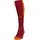 Stutzenstrümpfe weinrot/neonorange 2 31-34