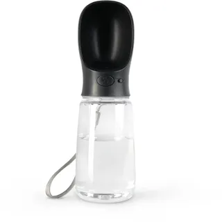 LIONTO Hundetrinkflasche für Unterwegs, schwarz