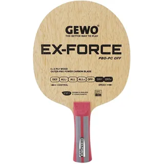 Gewo Holz Ex-Force PBO-PC OFF - Griffform gerade - gerade