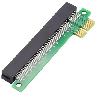 NFHK PCI-E Express 1x auf 16x Extender Konverter Riser Card Adapter Male to Female Extension for Graphics Card