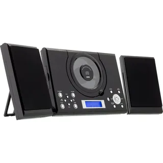 Stereoanlage mit CD-Player, Radio, Kopfhöreranschluß und AUX-IN ROXX MC201 - Schwarz