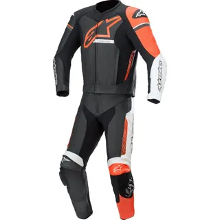 Alpinestars GP Force Phantom 2-tlg. schwarz/weiß/neon-rot 54