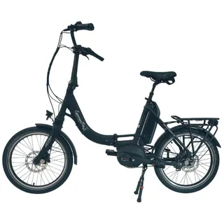 MOBILEMASTER P8R RT Performance Line, Gates Riemen, 8-Gang Nabenschaltung mit Rücktritt, 400 Wh- E Bike Klapprad mit Mittelmotor (schwarz, mit Rücktrittbremse)