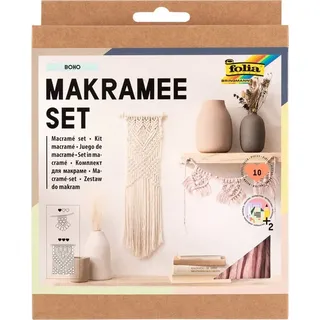 Folia Makramee Set Boho Bastelset 10-teilig