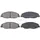 A B S Bremsbelagsatz Scheibenbremse