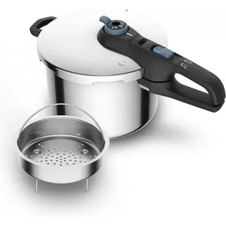 Tefal Schnellkochtopf 8,0 l mit Überdruckventil blau