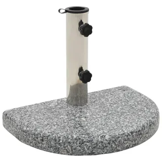 vidaXL Schirmständer Granit 10 kg Grau